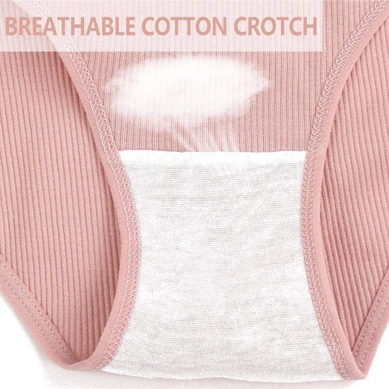 Women's Breathable Cotton Panties 4 Pcs Set